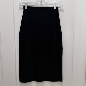 bebe Classic Black Pencil Skirt with 2 side slits